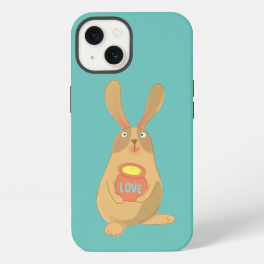 Etui iPhone 13 Hunny Bunny (Verso)