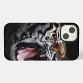 Etui iPhone 13 Hurlement de tigre (Verso Horizontal)