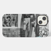 Etui iPhone 13 HWY 51 Argent (Verso Horizontal)