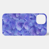 Etui iPhone 13 Hydrangea bleu (Verso Horizontal)