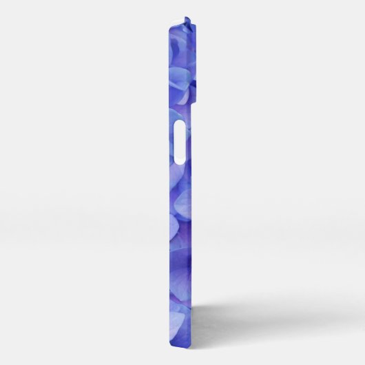 Etui iPhone 13 Hydrangea bleu (Côté droit)