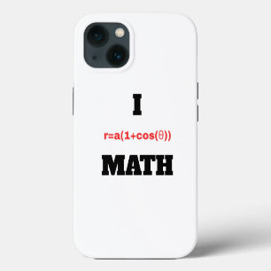 Etui iPhone 13 I Équation polaire (I Coeur) Math