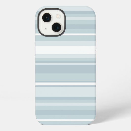 Etui iPhone 13 Ice blue stripes Case-Mate iPhone case (Verso)