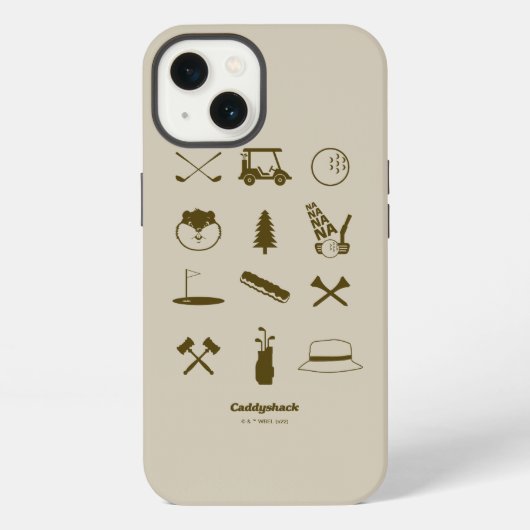Etui iPhone 13 Icônes de Caddyshack (Verso)