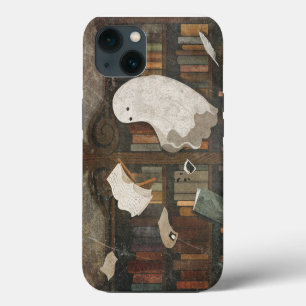 Etui iPhone 13 Il y a un poltergeist dans la bibliothèque