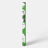ETUI iPhone 13 ÎLE PLUMERIA (CITRON VERT) (Côté gauche)