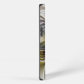 Etui iPhone 13 Illusion d'optique abstraite fractale 3D avec prof (Côté droit)