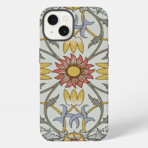 Etui iPhone 13 Illustration de fleurs du cercle floral de William
