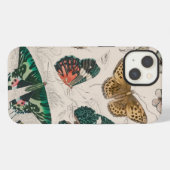 Etui iPhone 13 Illustration de papillon antique : 1820 Orfèvre (Verso Horizontal)