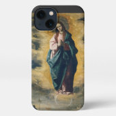 Etui iPhone 13 Immaculée Conception par Zurbarán (Verso)