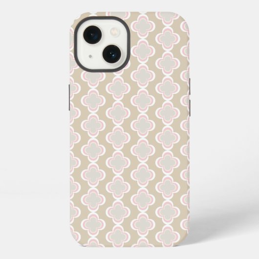 Etui iPhone 13 Impression de fleurs amusante (Verso)