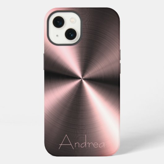 Etui iPhone 13 Impression en acier inoxydable (Verso)