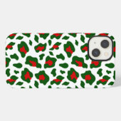 Etui iPhone 13 impression léopard Noël laide (Verso Horizontal)