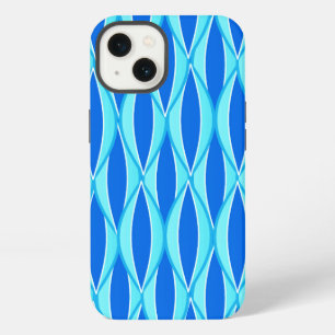 Etui iPhone 13 Impression ruban du milieu du siècle - nuances de