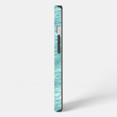 Etui iPhone 13 Impression Zebra Mint Glitzy (Côté gauche)