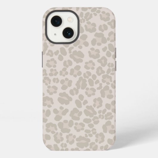 Etui iPhone 13 Imprimé léopard Glam 2 #motif #conception (Verso)