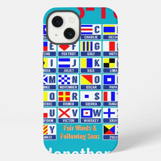 Etui iPhone 13 Indicateurs nautiques (Verso)