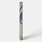 Etui iPhone 13 Indigo Hibiscus (Côté gauche)
