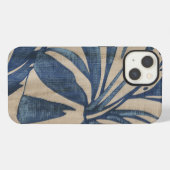 Etui iPhone 13 Indigo Hibiscus (Verso Horizontal)