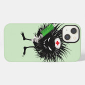 Etui iPhone 13 Infirmière Bug Maléfique Drôle Seringue Gothique (Verso Horizontal)