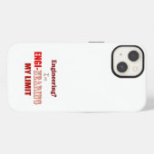 Etui iPhone 13 ingénierie ma limite (Verso Horizontal)