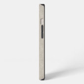 Etui iPhone 13 Initiales Monogrammes Classiques Luxe Linen Fabric (Côté gauche)