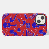 Etui iPhone 13 Instruments de musique (Verso Horizontal)