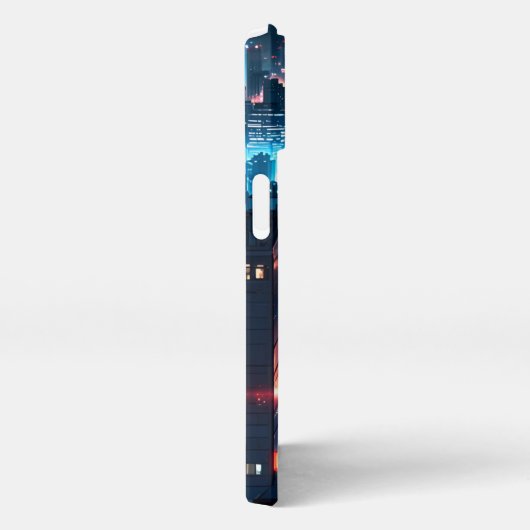 Etui iPhone 13 iPhone 11-15 coque d'anime : "Cityscape Sunset." (Côté droit)