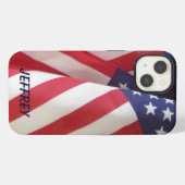 Etui iPhone 13 iPhone 6 Coque drapeaux américains robustes (Verso Horizontal)