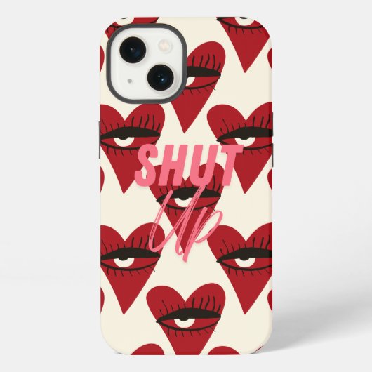 Etui iPhone 13 iPhone case- Shut Up. (Verso)