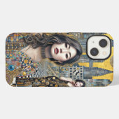 Etui iPhone 13 iPhone / coque ipad "Cityscape Muse" (Verso Horizontal)
