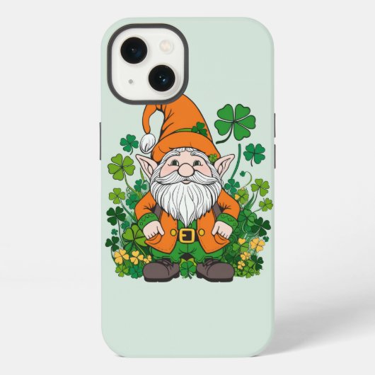 Etui iPhone 13 Irish Gnome (Verso)