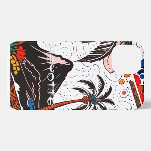 ETUI iPhone 13  ISLAND MAY (Verso Horizontal)