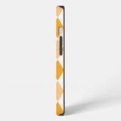 Etui iPhone 13 Jacquard orange (Côté gauche)