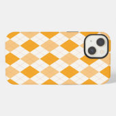 Etui iPhone 13 Jacquard orange (Verso Horizontal)