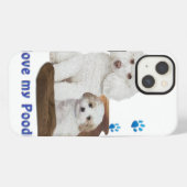 Etui iPhone 13 J'adore mon Caniche (Verso Horizontal)