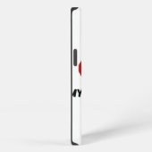 Etui iPhone 13 J'adore mon chien jeter un oreiller (Côté droit)