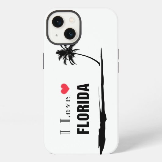 Etui iPhone 13 J'aime la Floride (Verso)