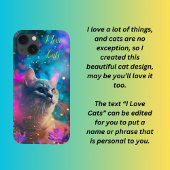Etui iPhone 13 J'aime les chats