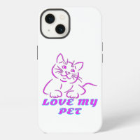 J'AIME MON PETIT CHAT ROSE