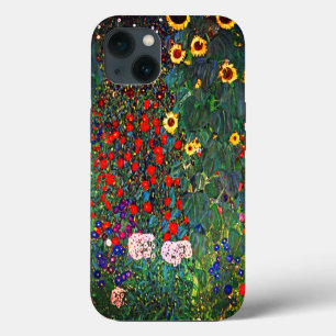 Etui iPhone 13 Jardin aux fleurs Gustav Klimt