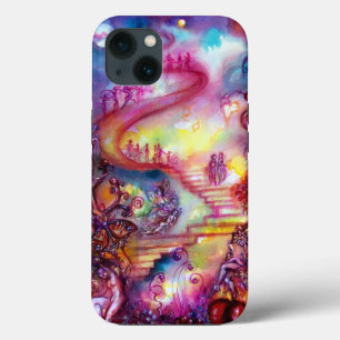 ETUI iPhone 13  JARDIN DES OMBRES PERDUES / ESCALIERS MYSTIQUES