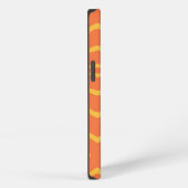 Etui iPhone 13 Jaune et Orange Abstrait (Côté droit)