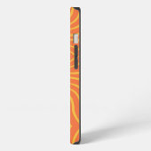 Etui iPhone 13 Jaune et Orange Abstrait (Côté gauche)