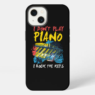 Etui iPhone 13 Je fais rocker les touches de piano musique clavie