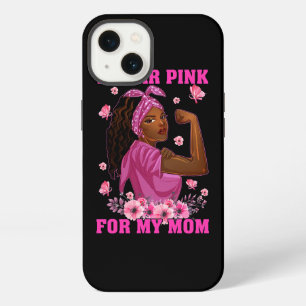 Etui iPhone 13 Je Porte Du Rose Pour Ma Mère Sensibilisation Au C