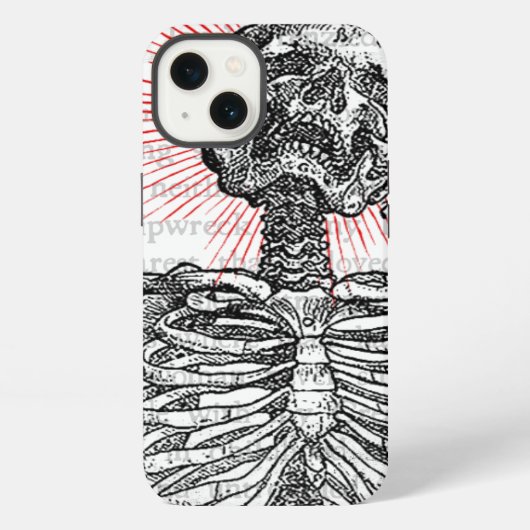 Etui iPhone 13 Je suis squelette (Verso)