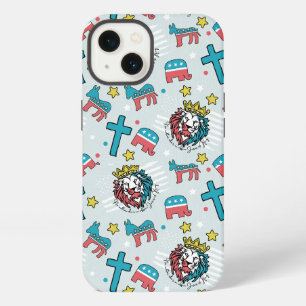Etui iPhone 13 Jésus est Roi - Impression de motif sans couture