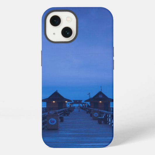 Etui iPhone 13 Jetée de Naples, aube (Verso)