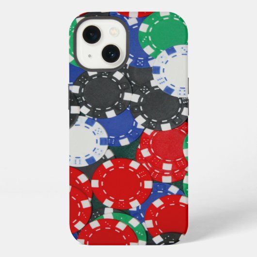 Etui iPhone 13 jetons de poker (Verso)